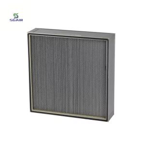 Rigid Galvanized Steel Air Purifier Filters Single Header MERV 9 110 Pa