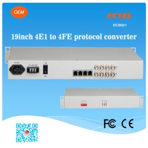 Buy cheap 4 Ports Electrical E1 to Optic 10/100Mbps FC/SC Ethernet Switch from wholesalers