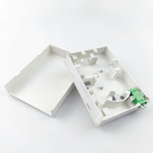 Buy cheap 2 Cores LC APC Plastic Fiber Optic Faceplate Socket Panel for FTTH White Time 5 Years from wholesalers