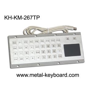 China Custom Mine Vandal proof Metal Panel Mount Keyboard with Touchpad Mouse on sale