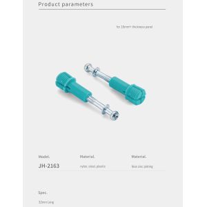 Buy cheap 32mm Steel Minifix Spreading Bolts With Dowel, Flat Pack Furniture Fitting for Furniture assembly from wholesalers