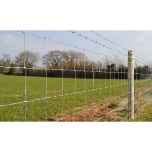 Galvanized Wire Mesh Garden 8 ft field fence Zoo Wild Fencing Roll Hardware