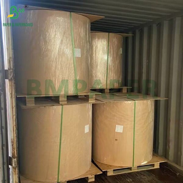 Quality 30gsm 60gsm MG Calendared White Kraft Paper For Sugar Packet PE Coating One Side for sale