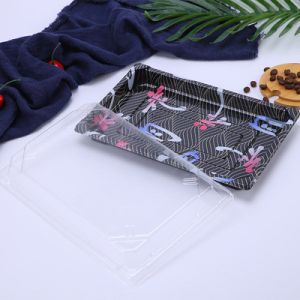 Buy cheap Recycled Coated Paper Sushi Takeaway Boxes Fruit And Vegetable Packaging from wholesalers