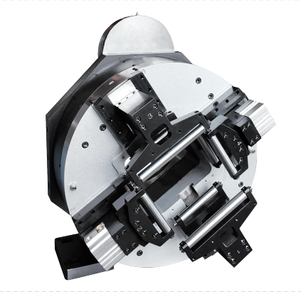 Buy cheap 360mm High Rotation Accuracy Zero Tail Laser Chuck with Enclosed Structure and Cross Roller Bearings from wholesalers