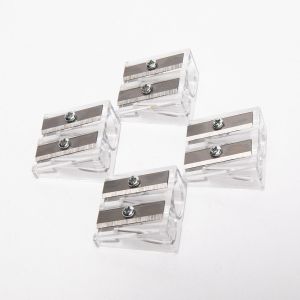 Buy cheap Plastic 13.3mm White Pencil Sharpener Double Hole from wholesalers