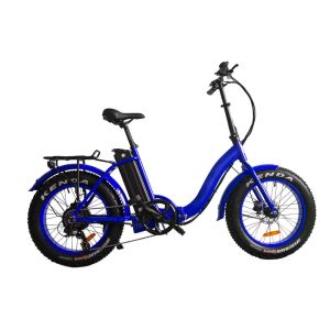 China 48V 500w Fat Wheel Electric Mountain Bikes For Hunting 20 Full Suspension Folding Ebike on sale