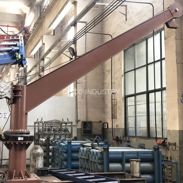 1.5t 2.7m Small Stiff Boom Davit Crane For Boat