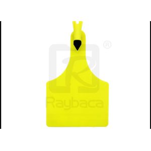 Buy cheap Z Tags Shape One Side Yellow Colour Visual Livestock Ear Tags For Cattle from wholesalers