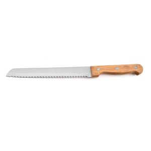 Buy cheap long Bread knife with Bamboo wood product