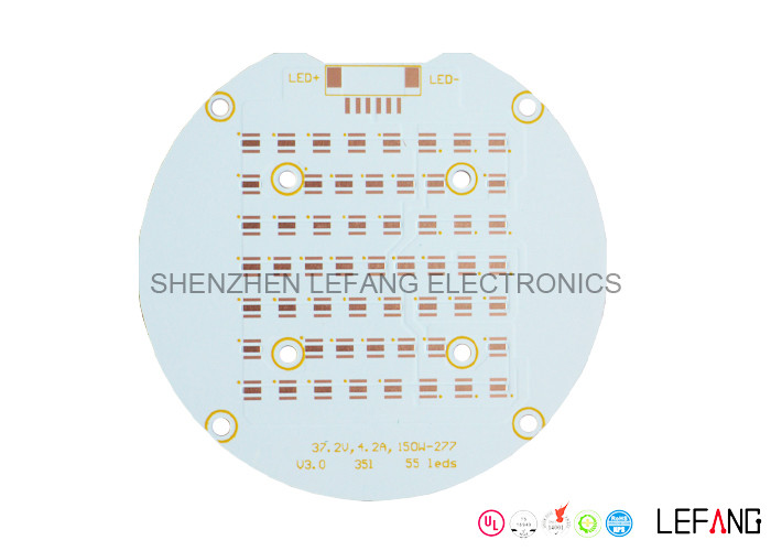 Buy cheap One Sided Copper Base PCB Circular PCB Board For High Lumen 5w 7w 12w Led Bulb from wholesalers