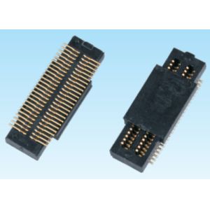 China Double Slots Board To Board Connector Phosphor Bronze / Gold Plated Contact Material on sale