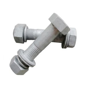 Buy cheap High Tensile B7 Heavy Hex Bolts And Nuts Manufacturing Hot Dip Galvanized Hex Full Thread Bolt With Nut And Washer from wholesalers