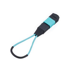 12F 24F MPO MTP Fiber Optic Loopback SM MM Single Mode Fiber Loopback