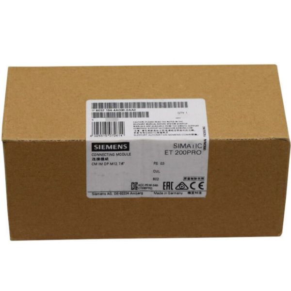 Buy cheap SIEMENS 6ES7194-4AD00-0AA0 SIMATIC DP, CONNECTION MODULE FOR PROFIBUS INTERFACE MODULE ET 200 PRO; M12/7/8", 2X M12 AND 2X 7/8", INTEGRATED ADDRESS from wholesalers