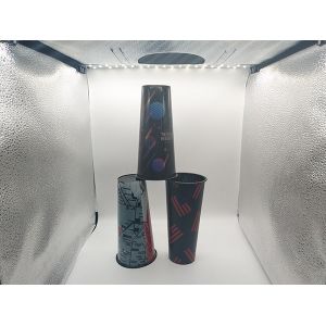 China 16Oz Plastic Coffee Cups Plastic Packing Reusable With Custom Printed on sale