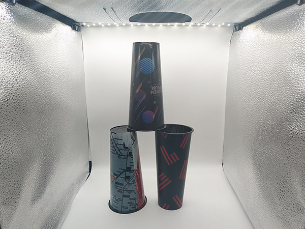 16Oz Plastic Coffee Cups Plastic Packing Reusable With Custom Printed