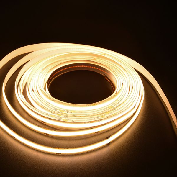 Quality 8mm Width 320chips 6500k Fob Led Strip Lights Warm White for sale