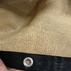 Beige 90% PE Shade Net Beach Garden Balcony Shade Sail