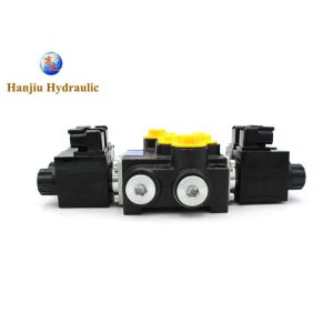 Buy cheap 2 Bank Hydraulic Solenoid Control Valve 13gpm 24 Volt Dc Manual Directional Control Valves Control Solenoid Valve from wholesalers