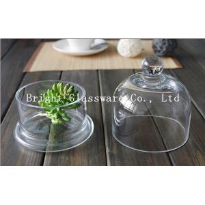 Buy cheap Clear handmade glass lamp shade glass cake cover from wholesalers