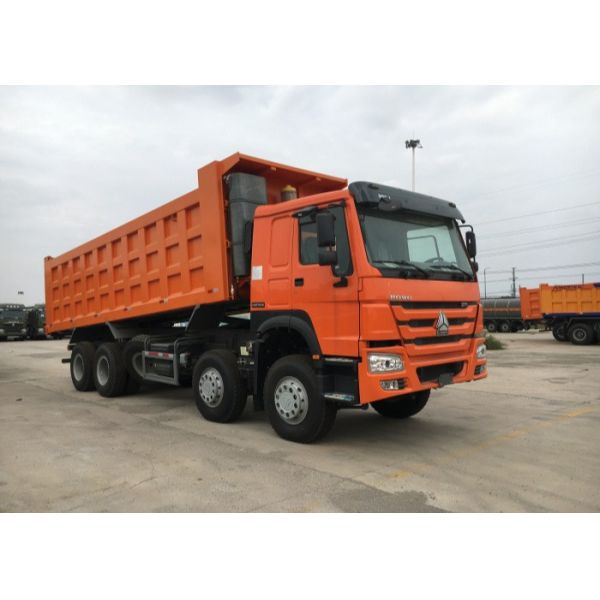 Quality High Loading Capacity 12 Wheeler Dump Truck With Safety Hydraulic Control System for sale