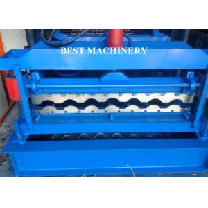 Buy cheap Glazed Corrugated Metal Roof Tile Roll Forming Machine PLC Control System from wholesalers