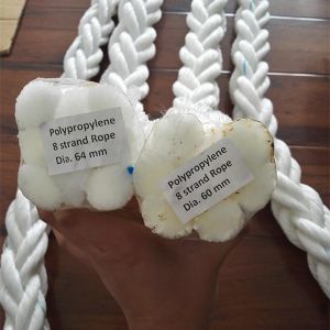 Buy cheap 8 Strand Braided Polypropylene Rope 50mm 200mm PP Ropes from wholesalers