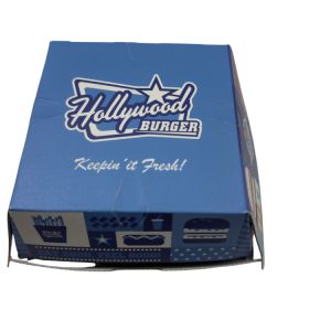 Buy cheap Compostable Greaseproof Burger Boxes Eco-Friendly Food Packaging for Budget-Friendly Solutions Custom Size Accepted from wholesalers