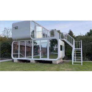 Luxury Prefabricated Modular Home Space Capsule For Customized Container House