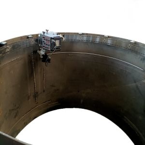 MAG Welding Portable Tank Steel Plate Girth And Vertical Seam Welding Machine