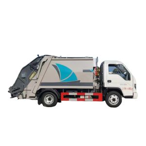 Buy cheap EURO 5 Manual Transmission Rubbish Compactor Garbage Truck Garbage Lifting for 2024 Garbage from wholesalers