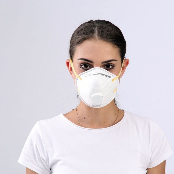 Customized Disposable Dust Mask , FFP1/ FFP2 Cup Mask With Valve