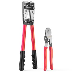 Buy cheap Industrial Alloy Lug Terminal Crimper , Practical Battery Lug Crimper Tool product