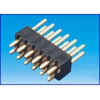 Buy cheap Pitch2.54 mm 2*6P header connector Black Brass material PC2.8 PA4.0 Gold-plated product