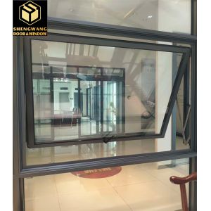 Buy cheap Powder Coated With Aluminum Sliding Swing Window And Black Slide Up Aluminum product