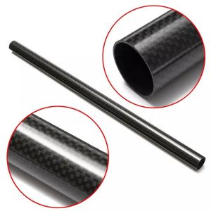 Buy cheap High Flexibility Round 100% Carbon Fiber Tube Roll-Wrapped / Pultrusion from wholesalers