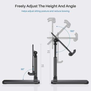 Universal Foldable Metal Desktop Phone Stand Holder RoHS Approved