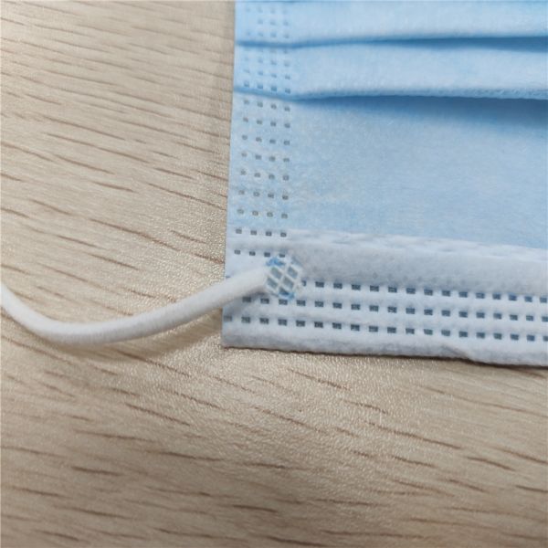 Latex Free Material 3 Ply Non Woven Mask , Disposable Pollution Mask Antiviral
