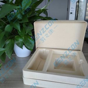 Buy cheap Directly supplied by the factory. White pulp molding packaging base for high-end thermos cup sets. Environmentally friendly and biodegradable. from wholesalers