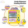 Buy cheap Coin Mechanism Automated Candy Dispensing Vending Machine 200KG from wholesalers