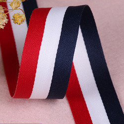Wholesale Cheap Grosgrain Ribbon 40mm In Stock Red White Polyester Designer Logo