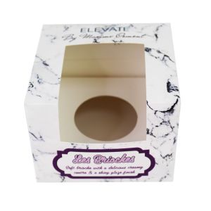 Buy cheap Foodgrade Custom Cake Boxes With Window Printed Biodegradable from wholesalers