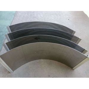 Iso9001 Sus304 Pressure Curved Welded Wedge Wire Screen