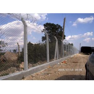 Buy cheap Galvanized Green Powder Coated Metal Weave Diamond Chain Link Fence from wholesalers