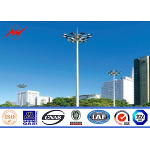 Buy cheap Custom 25m Polygonal Stadium Football High Mast Light Pole For Seaport from wholesalers