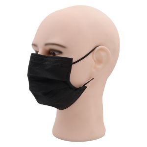 Buy cheap Antibacterial EN14683 Black Disposable Surgical Mask For Hospital from wholesalers
