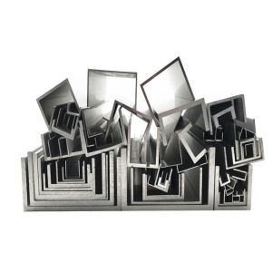 High Precision Aluminum Profile Extrusion Rail ISO 6063 T5 Custom