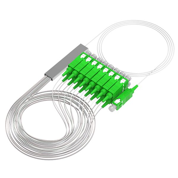 Quality FTTH Fiber Optic Splitter , Passive Optical Splitter 1x2 1x4 1x8 for sale