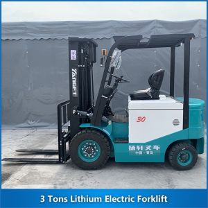Buy cheap 3 Tons Lithium Electric Powered Forklift CPD30 3000KG from wholesalers
